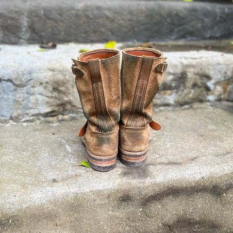 Wesco x Ship John Derroll Boot in Seidel British Tan Domain Roughout