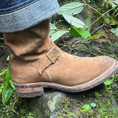 Wesco x Ship John Derroll Boot in Seidel British Tan Domain Roughout
