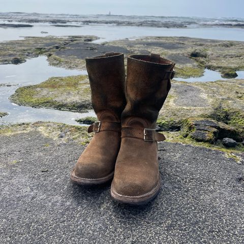 Wesco x Ship John Derroll Boot in Seidel British Tan Domain Roughout