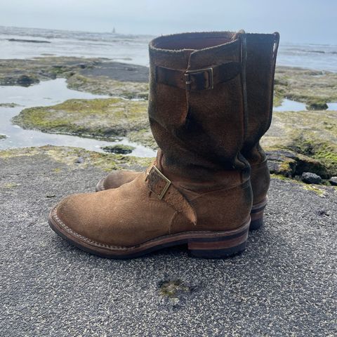 Wesco x Ship John Derroll Boot in Seidel British Tan Domain Roughout