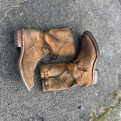 Wesco x Ship John Derroll Boot in Seidel British Tan Domain Roughout