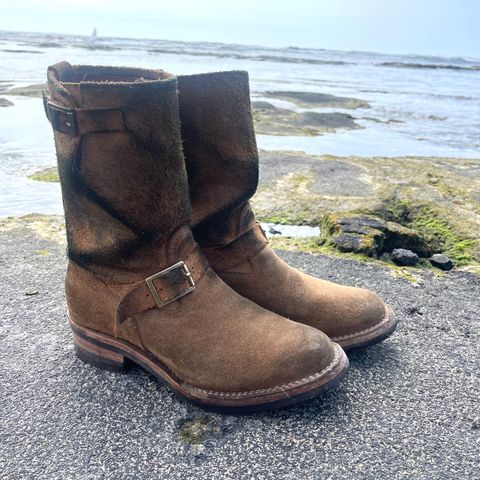 Wesco x Ship John Derroll Boot in Seidel British Tan Domain Roughout