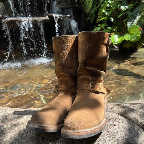 Wesco x Ship John Derroll Boot in Seidel British Tan Domain Roughout