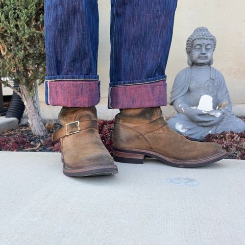 Wesco x Ship John Derroll Boot in Seidel British Tan Domain Roughout