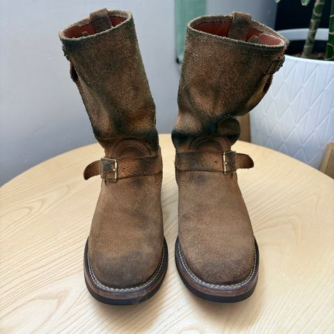 Wesco x Ship John Derroll Boot in Seidel British Tan Domain Roughout