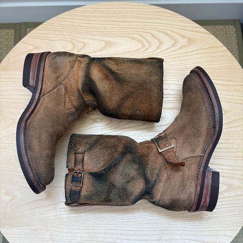 Wesco x Ship John Derroll Boot in Seidel British Tan Domain Roughout