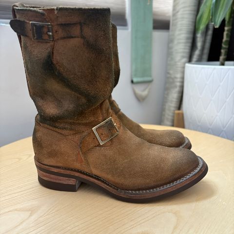 Wesco x Ship John Derroll Boot in Seidel British Tan Domain Roughout