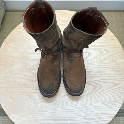 Wesco x Ship John Derroll Boot in Seidel British Tan Domain Roughout
