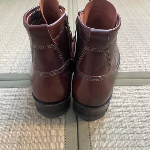 View photo of Jakkrabbits Ivories Boot in Shinki Brown Shell Cordovan