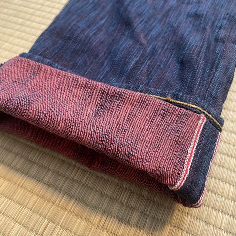 View photo of Studio D’Artisan 15oz 45th Anniversary Tokushima Hinode-Awa Selvage Jeans in 15oz Unsanforized Selvage Denim