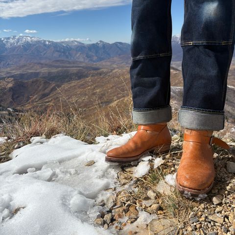 Unsung U 22-2 Engineer Boot in Maryam Natural Rovescio Sego