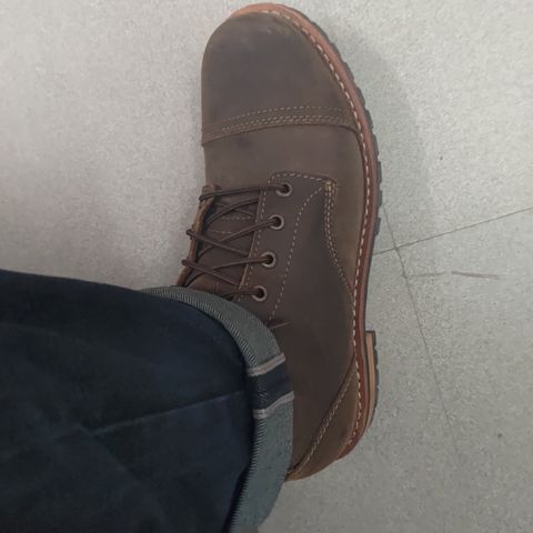 Craft & Glory Ranger Boots 6" (Vintage Brown) Goodyear Welted in Full Grain Waxed Water Buffalo