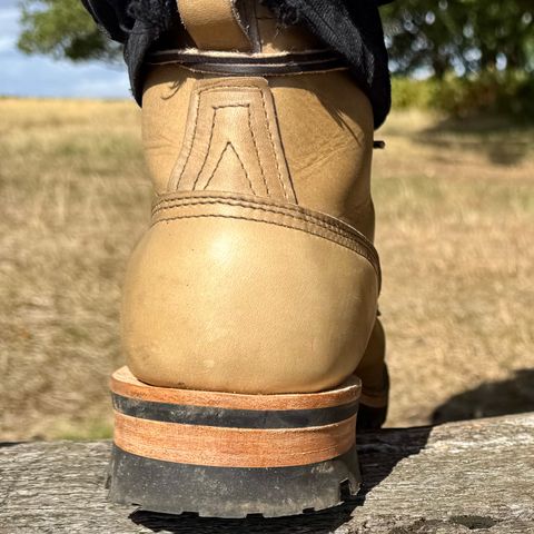 Nicks Urban Logger in Horween Khaki Chromepak & Horween sage chromepak