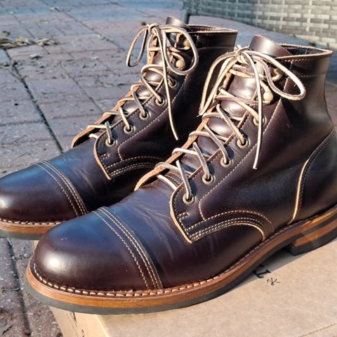 Truman Cap Toe Boot in Seidel Brown Double Shot