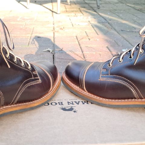 Truman Cap Toe Boot in Seidel Brown Double Shot