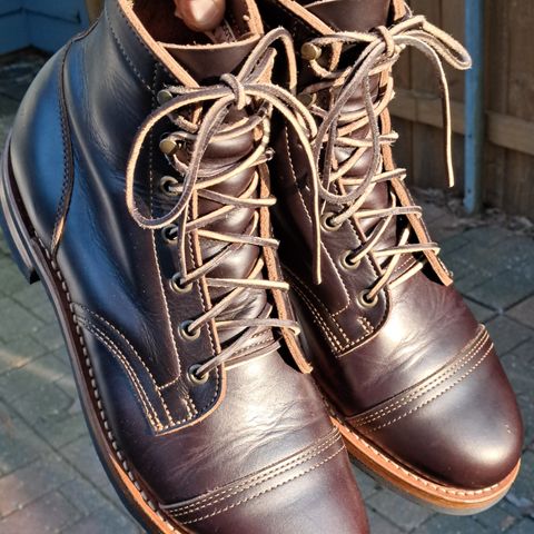 Truman Cap Toe Boot in Seidel Brown Double Shot