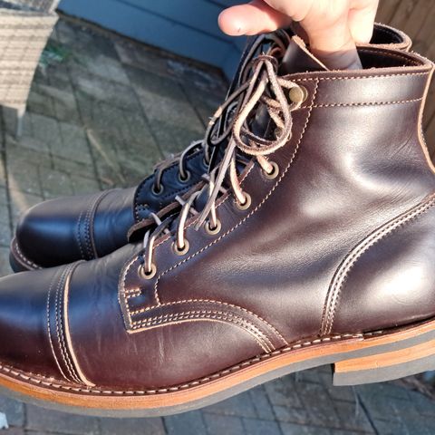 Truman Cap Toe Boot in Seidel Brown Double Shot