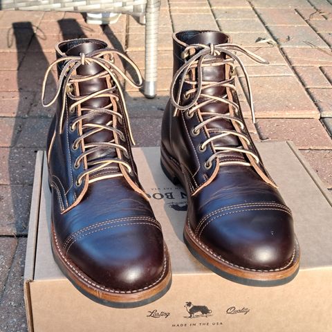 Truman Cap Toe Boot in Seidel Brown Double Shot