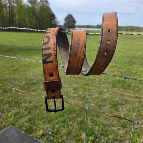 Nicks Natural Blackout - Heavy Duty Work Belt in Wickett & Craig Natural Skirting