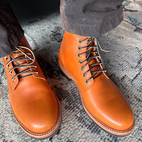 Oak Street Bootmakers Trench Boot in Badalassi Carlo Olmo Minerva Liscio