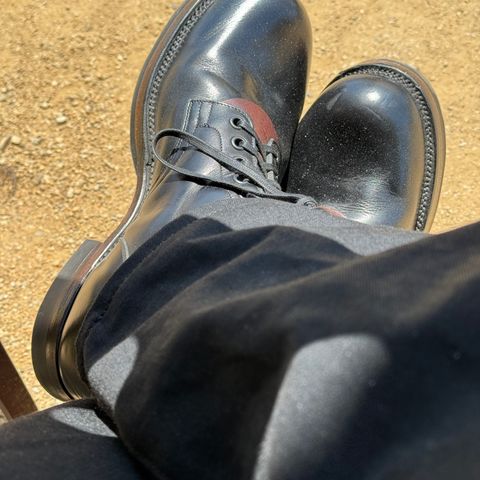 Viberg Service Boot in Horween Black Chromexcel