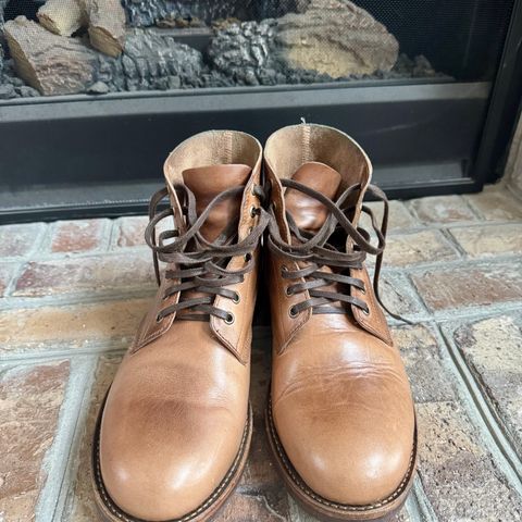 Oak Street Bootmakers Field Boot in Horween Natural Chromexcel