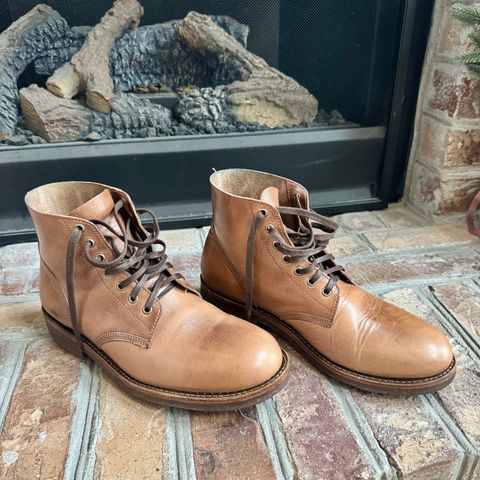 Oak Street Bootmakers Field Boot in Horween Natural Chromexcel