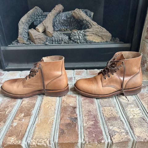 Oak Street Bootmakers Field Boot in Horween Natural Chromexcel