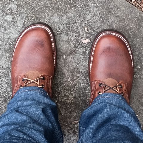 Nicks Lace Up Heritage in Italian Brown Cypress