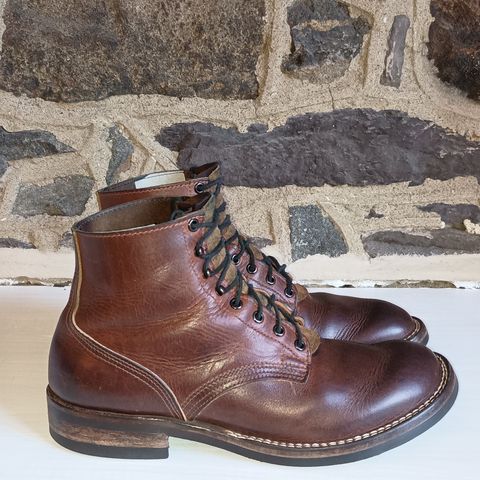 Nicks Lace Up Heritage in Italian Brown Cypress