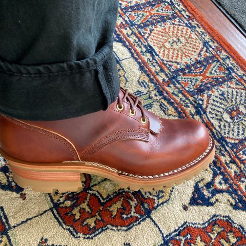 Frank's Type 2 Highlander in Wickett & Craig Tan Oiled Latigo