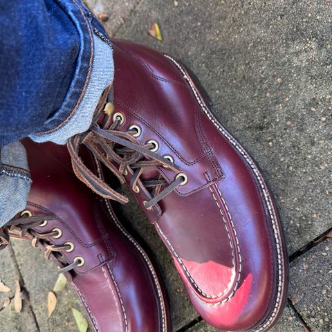 Grant Stone Brass Boot in Horween Color 8 Chromexcel