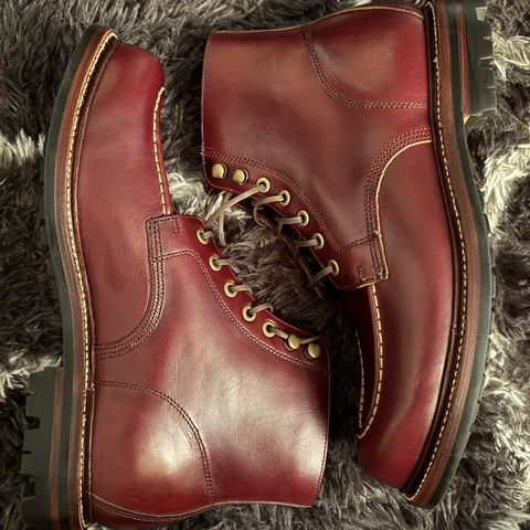 Grant Stone Brass Boot in Horween Color 8 Chromexcel