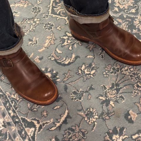 John Lofgren Wabash Engineer Boots in Natural