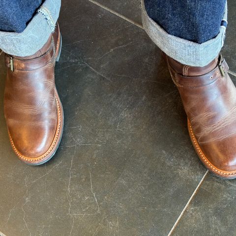 WABASH ENGINEER BOOTS / HORWEEN LEATHER CXL NATURAL – John