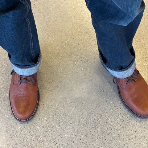 Caswell Custom Model in Gallun Cognac Jabari Wild Boar