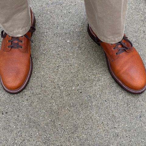 Caswell Custom Model in Gallun Cognac Jabari Wild Boar