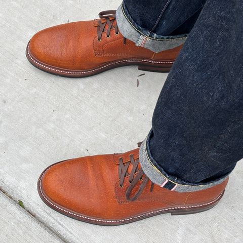 Caswell Custom Model in Gallun Cognac Jabari Wild Boar