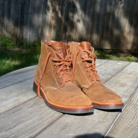 John Lofgren M-43 Service Shoes in Horween Natural Chromexcel Roughout