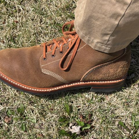 John Lofgren M-43 Service Shoes in Horween Natural Chromexcel Roughout