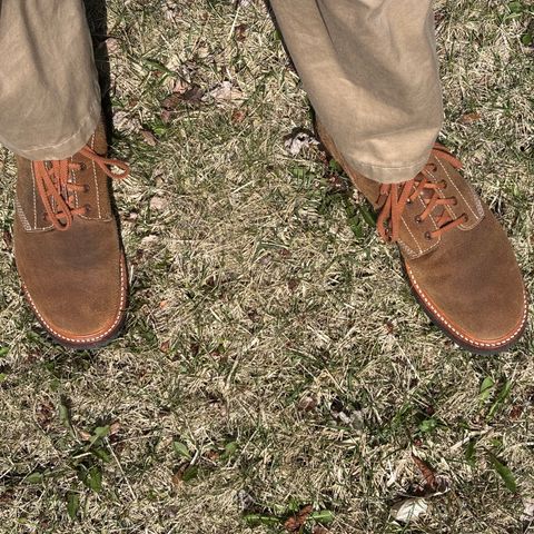 John Lofgren M-43 Service Shoes in Horween Natural Chromexcel Roughout