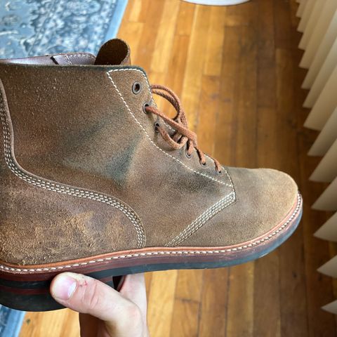 John Lofgren M-43 Service Shoes in Horween Natural Chromexcel Roughout