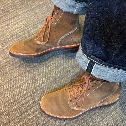John Lofgren M-43 Service Shoes in Horween Natural Chromexcel Roughout