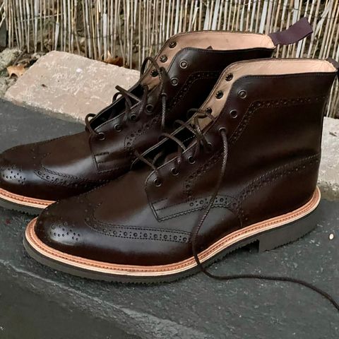 Tricker's Stow Country Boot in Cafe Burnished Calf