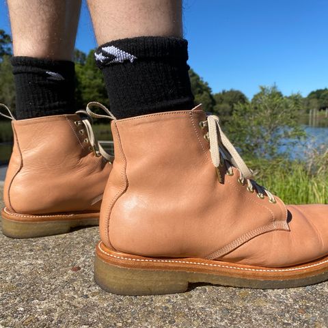 Unmarked Super Natural Boots Veg Tan in Unknown Natural Veg Tan