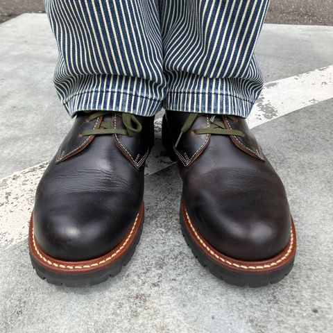 Danner Moreland Oxford in Horween Black Chromexcel