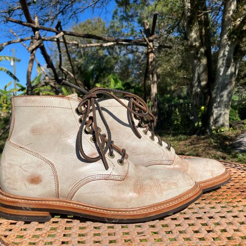 Grant Stone Diesel Boot in Conceria Walpier Ghost Buttero