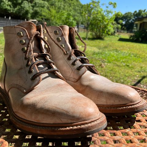 Grant Stone Diesel Boot in Conceria Walpier Ghost Buttero