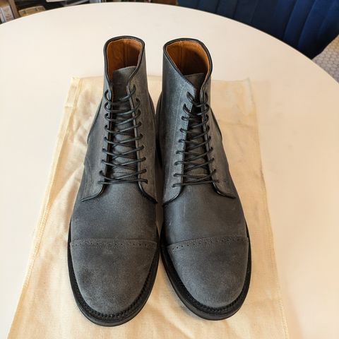 Viberg Service Boot BCT in C.F. Stead Charcoal Waxy Commander