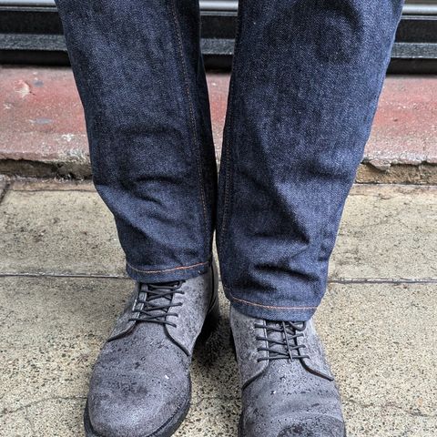 Viberg Service Boot BCT in C.F. Stead Charcoal Waxy Commander